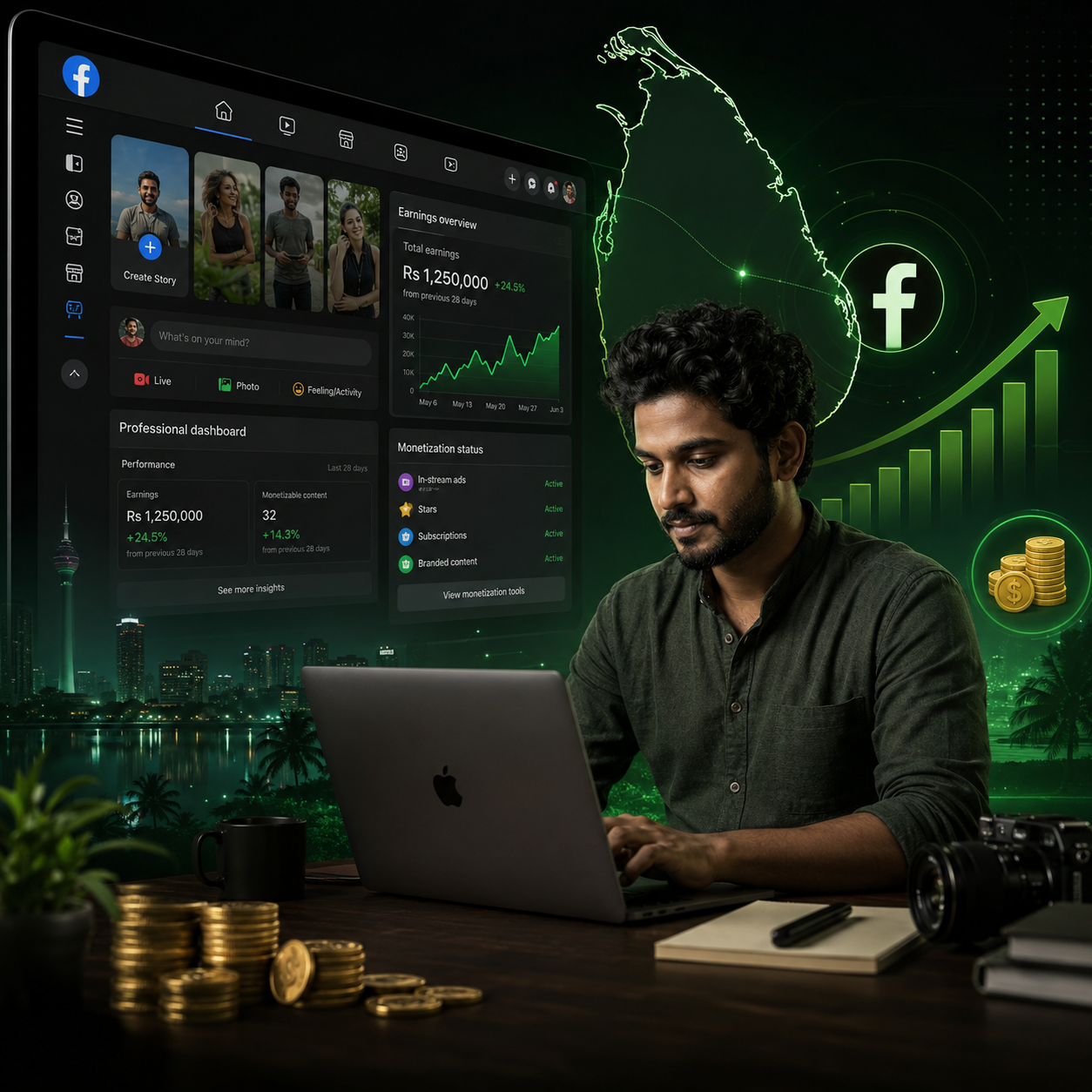 Facebook Monetization in Sri Lanka