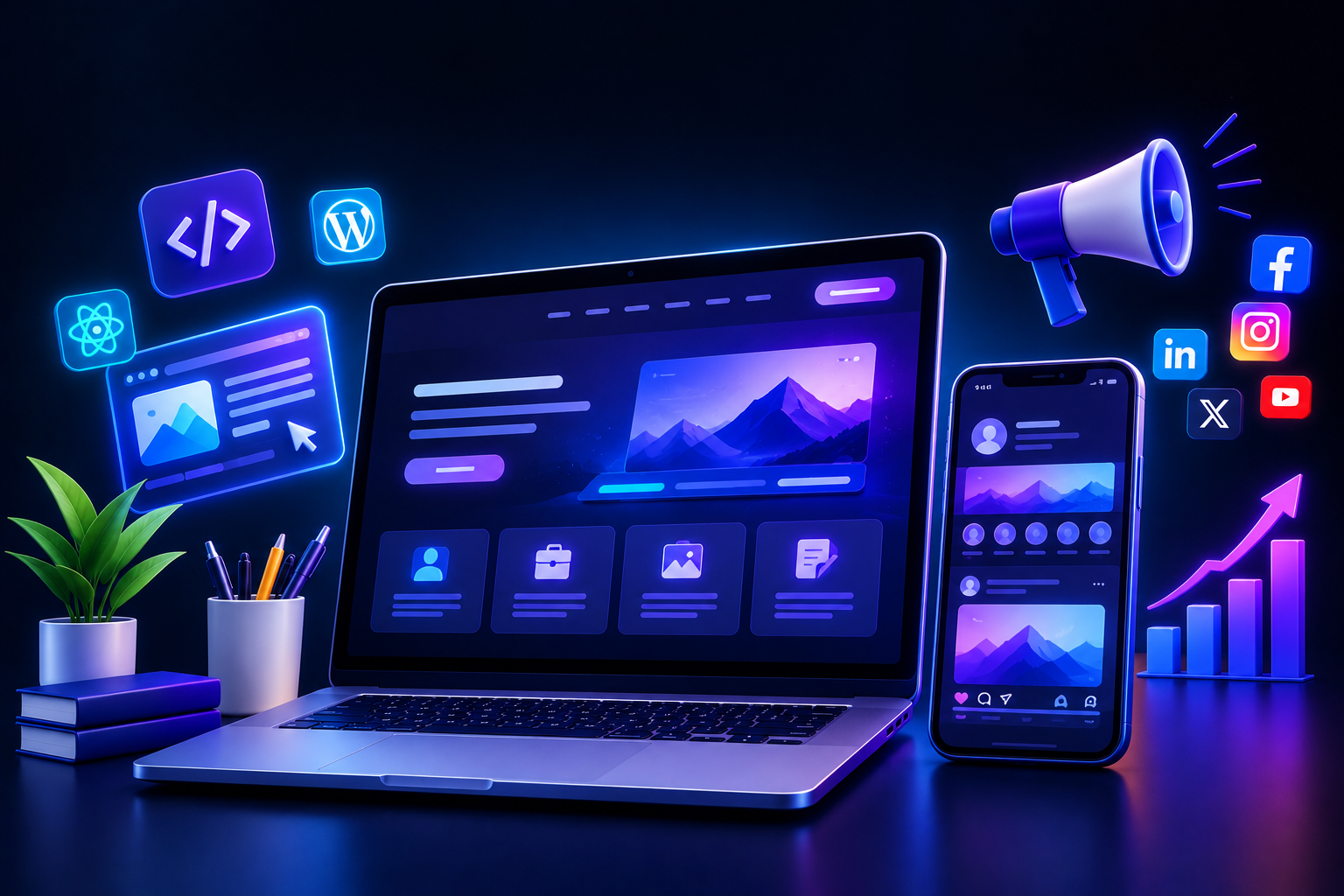 Digital marketing workspace