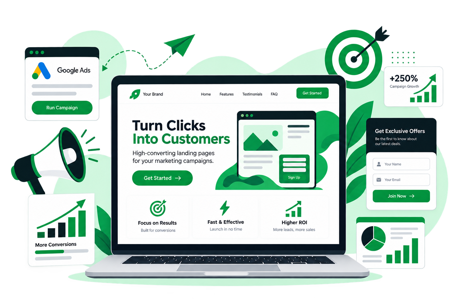 Campaign Landing Page Development