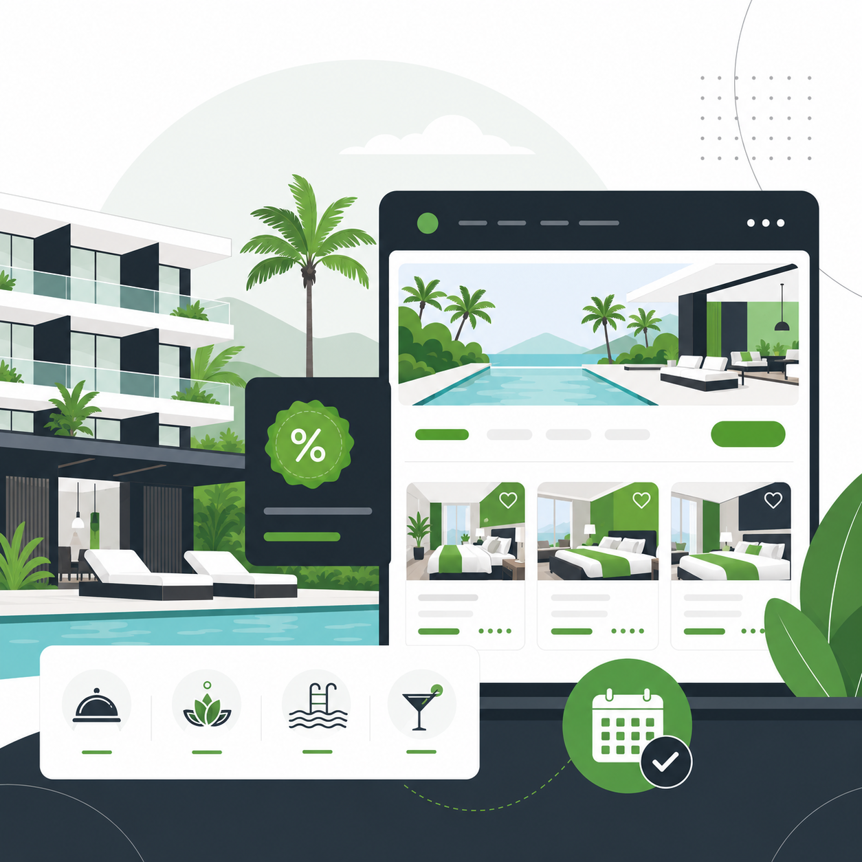 Hotel and resort website