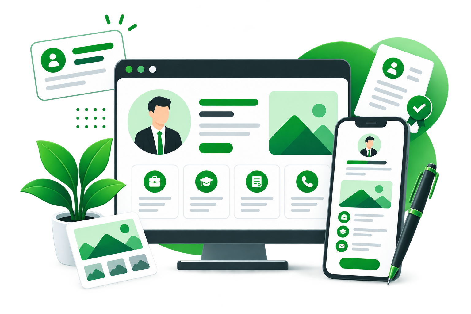 Professional personal website