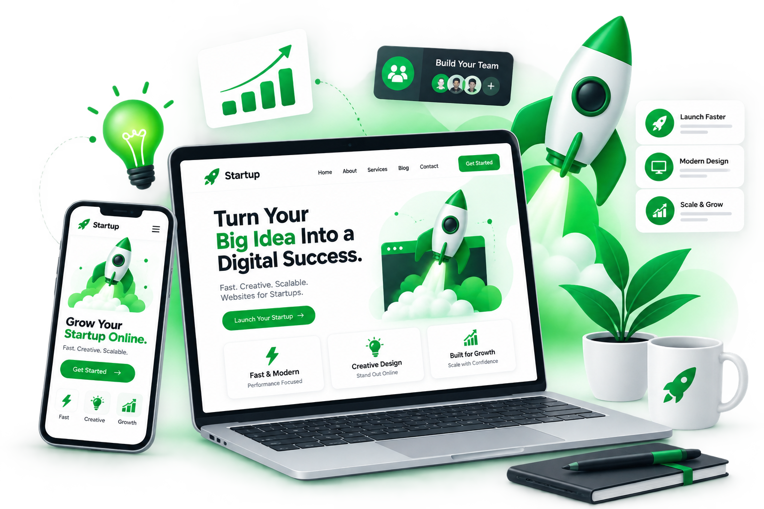 Startup Website Development