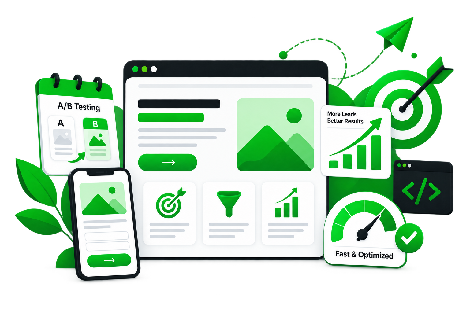 Why work with W3 Media for landing page development