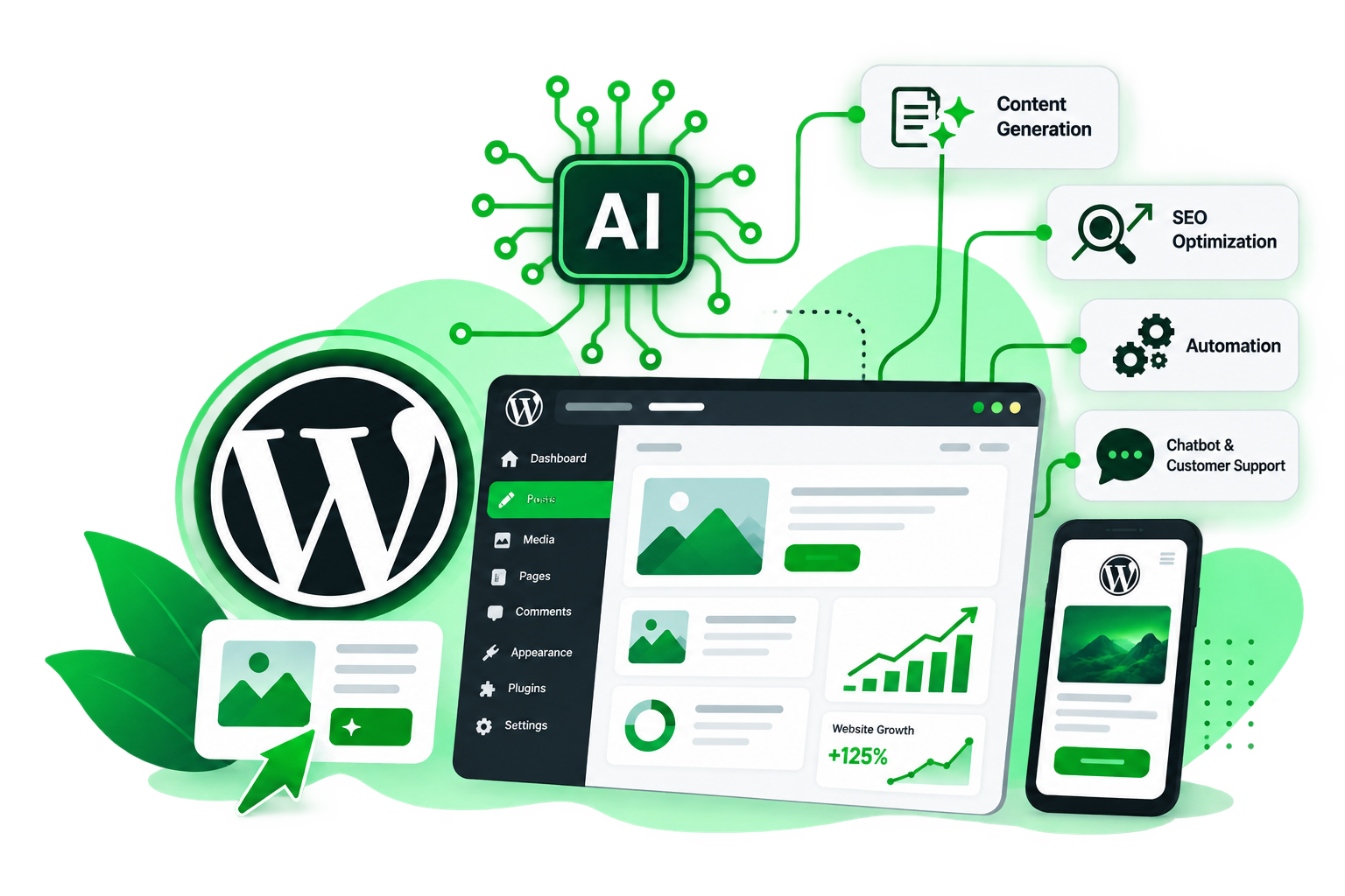 AI powered WordPress technology