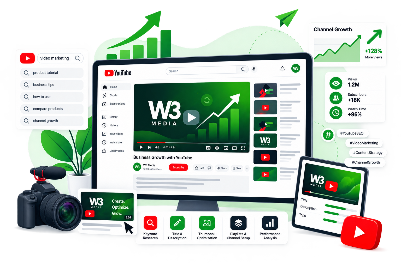 YouTube SEO and content discovery